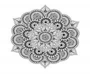 Printable mandala complex difficult to adult art therapy coloring pages