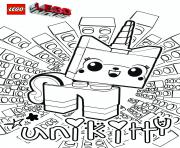 Printable unicorn unikitty lego movie coloring pages