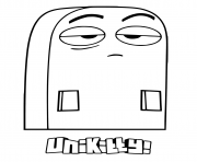 Printable Brock from Unikitty!s coloring pages