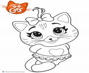 Printable Pilou 44 Cats coloring pages