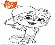 Printable Lampo 44 Cats coloring pages