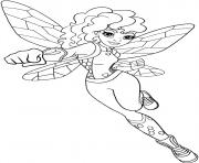 Printable bumblebee DC Superhro Girls coloring pages