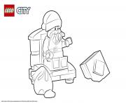 Printable Lego City Santa Claus coloring pages