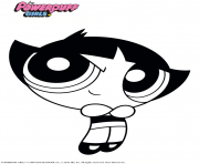 Printable buttercup from ppg powerpuff girls coloring pages