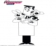 Printable professor utonium the creator of the powerpuff girls coloring pages