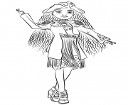 Printable uma from descendants coloring pages