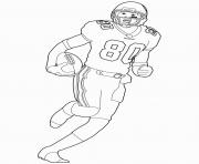 Printable NFL Player for Kids coloring pages
