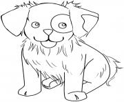 Printable Crayola cute dog animal coloring pages