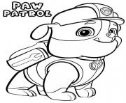 Printable paw patrol dog coloring pages