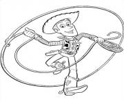 Printable sheriff woody plays the robe coloring pages