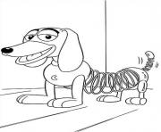 Printable slinky dod is smiling coloring pages
