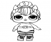 Printable lol doll spice coloring pages