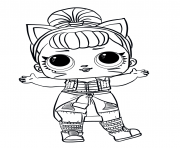 Printable lol surprise doll troublemaker coloring pages