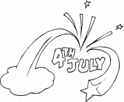 Printable independence day 4th july stars coloring pages