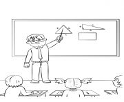 Printable male teacher coloring pages