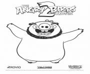 Printable Pig Leonard from Angry Birds Movie 2 coloring pages