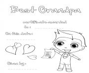 Best Grandpa Certificate