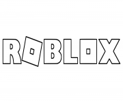 Printable Roblox Logo coloring pages