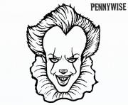 Printable it movie pennywise coloring pages