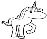 Printable unicorn mythical creature coloring pages