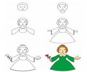 Printable how to draw emily bronte coloring pages