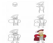 Printable how to draw henry viii coloring pages