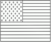 Printable United States Flag Original coloring pages