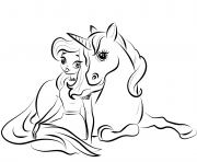 princess with unicorn 2