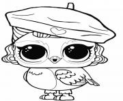 Printable angel with eye spy LOL Ruprise Pets coloring pages