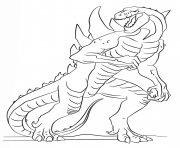 Printable Godzilla The Series coloring pages