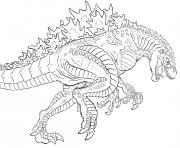Printable Godzilla 2000 Millennium coloring pages