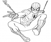 Printable Spiderman returning to Marvel Universe coloring pages