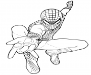 Printable Peter Parker is Spiderman coloring pages