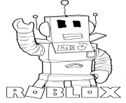 Robot saying hi from Roblox