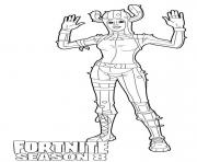 Printable Prickly Patroller skin from Fortnite Season 8 coloring pages