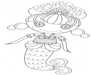 Printable lalaloopsy bubbly mermaid coloring pages