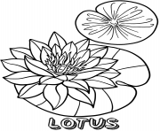 Printable lotus flower printable coloring pages