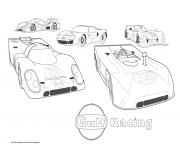 Printable Gulf Racing coloring pages