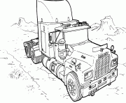 Printable truck mack coloring pages