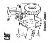 Printable vibratory soil compactor truck coloring pages