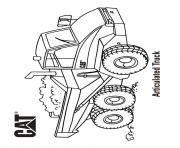 Printable articulated truck coloring pages