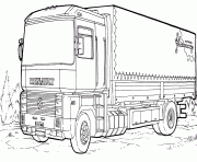 Printable renault magnum coloring pages