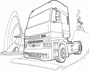 Printable Truck Skoda coloring pages