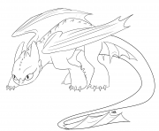 Printable toothles retractable teeth dragon coloring pages