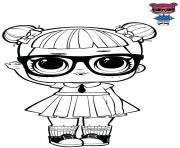 Printable Teachers Pet Fancy LOL from series 1 Spirit Club coloring pages