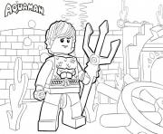 Printable Aquaman Lego Environment coloring pages