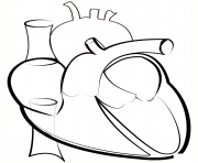 Printable heart outline coloring pages