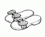 Printable shoes 03 coloring pages