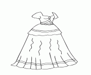 Printable dress coloring pages
