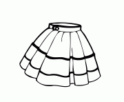 Printable fashion skirt coloring pages